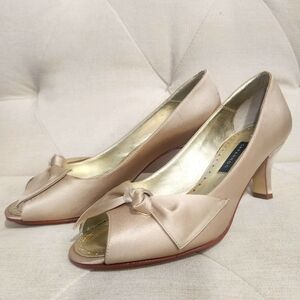 Elegant Peep-Toe Heels